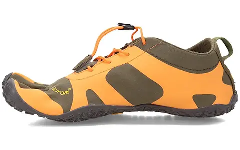 zapatillas minimalistas andar trail v-alpha color naranja