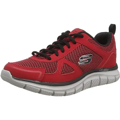 zapatillas skechers rojas para running